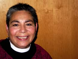 Republic Reverend Virginia Marie Rincon is an Episcopalian priest with a street ministry for the last eight years with the Latino community in Portland. She started Tengo Voz to offer organizational support in both meeting basic needs - "food, housing, healthcare and art."<br/><br/>"Latinos represent one of the largest minority groups in Maine. U.S. Census figures show slightly fewer than 10,000 living in the state, but the Maine Chapter of the League of United Latin American Citizens believes the number is closer to 20,000. Many of them are the most vulnerable population. Even if they are legally here, as most of them are, as Latinos they have relationships that cross that border of documented and undocumented. Families are made, connections woven that recognize each individual as a person, whatever their legal status. The fear, tension and suspicion remains a constant. That takes a toll on a community's health – physical, mental, economic and spiritual. I founded a street ministry which helps the Latinos, primarily the women who are the heart of the community, the family. The Border Patrol's raid is still felt daily in this community."